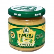 Гірчиця "Столова" ТМ"Жирнов" скло  200г 10шт.ящ.
